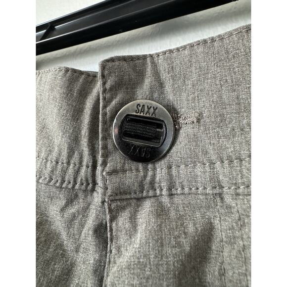 SAXX Men's Ballpark Pouch - New Frontier 2N1 Shorts 9” Gray - PRELOVED - Size 36 - Picture 5 of 10